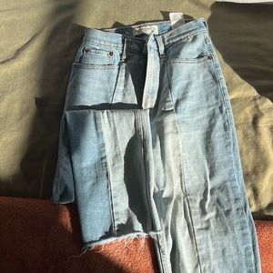 Abercrombie two tone jeans